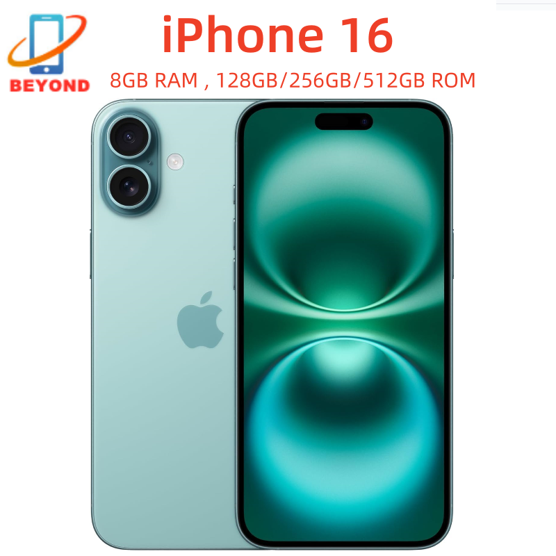 iPhone 16 正規品 6.1 インチ eSIM/物理 SIM 正規品 XDR OLED 顔 ID NFC A18 ROM 128/256/512GB RAM 8GB 5G AI 携帯電話 98% 新品