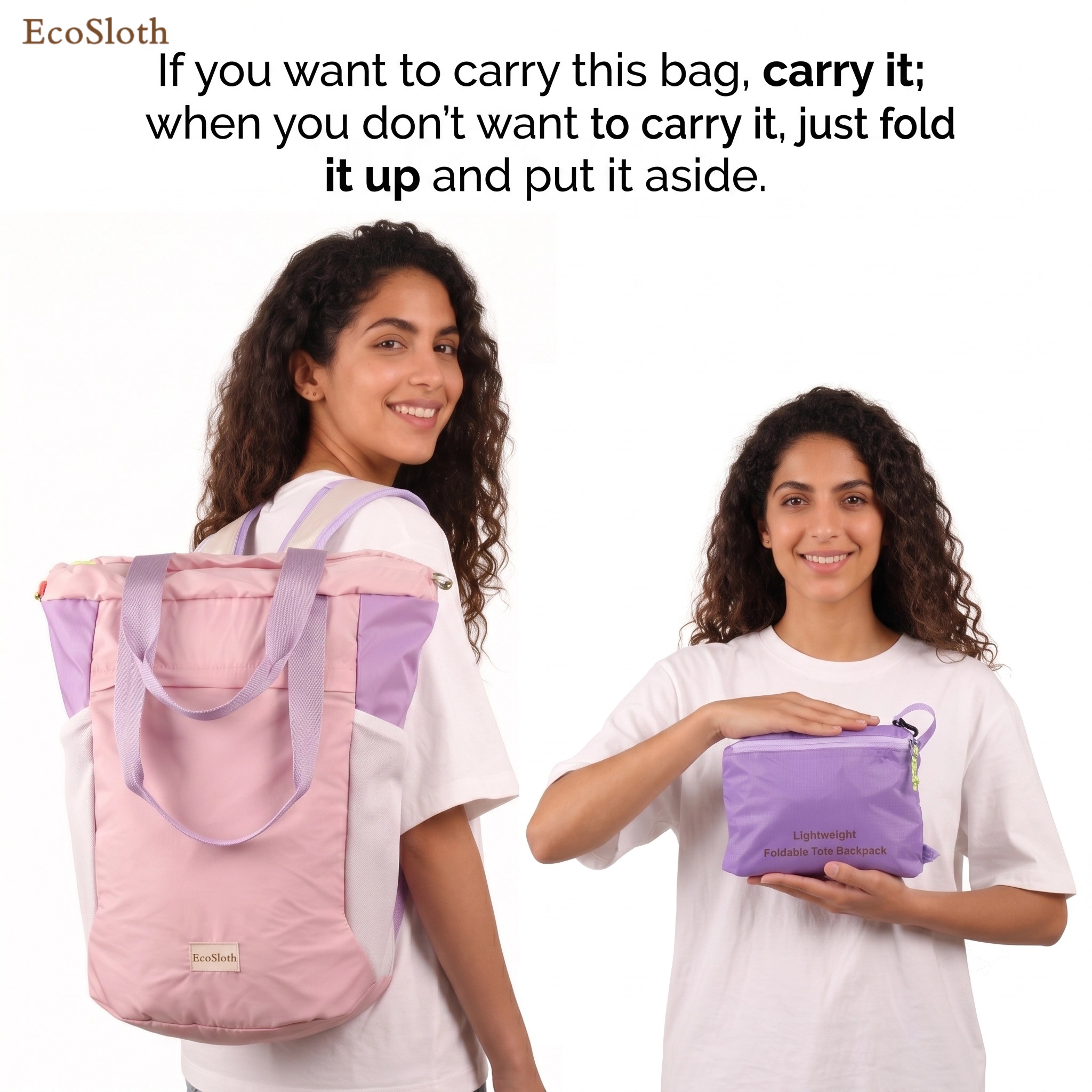 EcoSloth 2-in-1 コンバーチブル トラベル バックパック