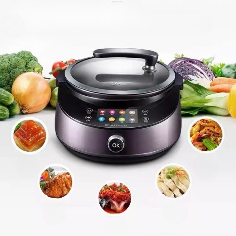 多機能自動炒め機炊飯器回転ポットインテリジェント怠惰な炊飯器ロボット調理器ロボット調理機