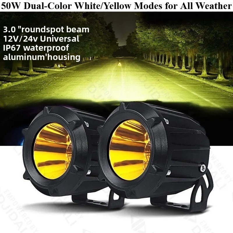 HAOLIDE3 インチラウンド LED ライトオフロードライト 120 ワット LED オートバイ霧運転作業灯ラングラートラック Pickup12V 24V