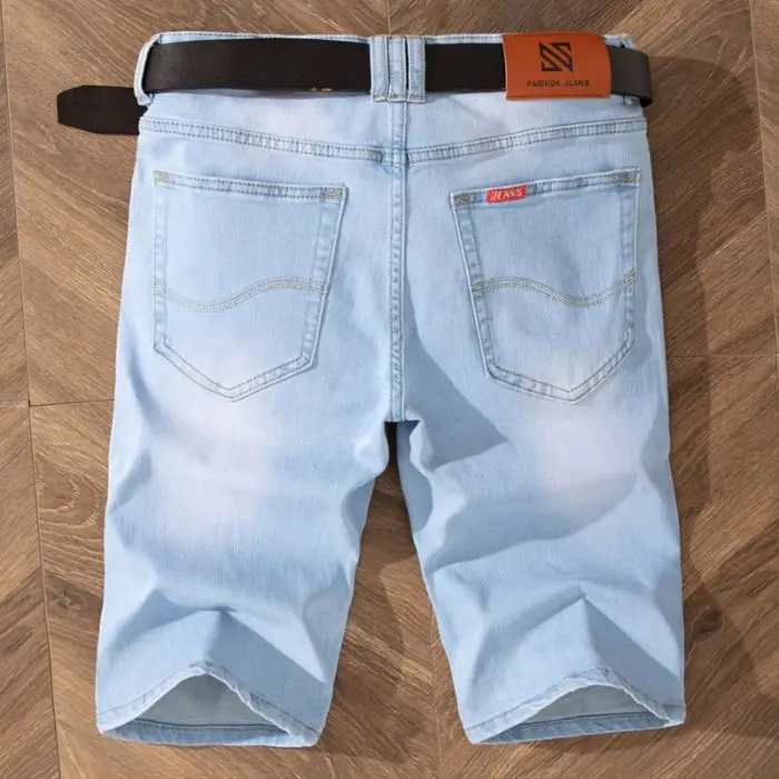 2025 夏ブランドストレッチ薄型バミューダ Masculina 綿デニムジーンズジョルト男性膝丈ソフト Ropa Hombre ショーツ