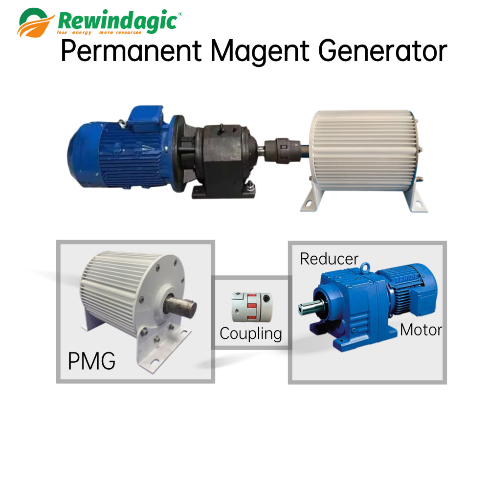 20KW 30KW 50KW 100KW 永久磁石発電機 220V 110V 120V 380V 400RPM ダイナモオルタネーター静かな発電機駆動モーター