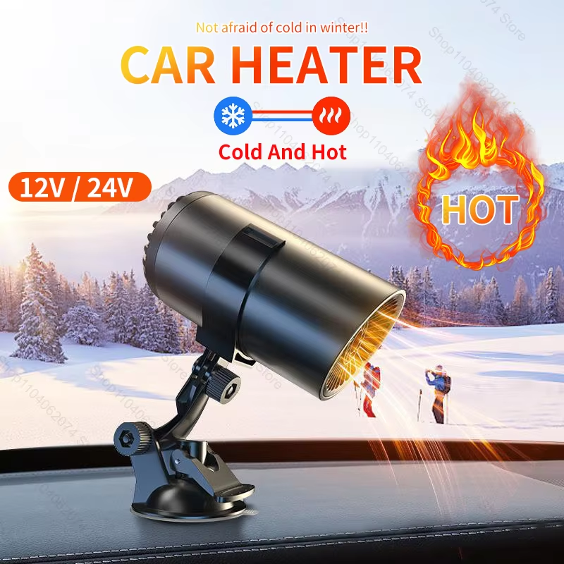 車のヒーターエアクーラーファン 12V 24V ポータブルデミスターデフロスター電熱ファン 150 ワットドライヤーフロントガラス曇り止め Accessroies