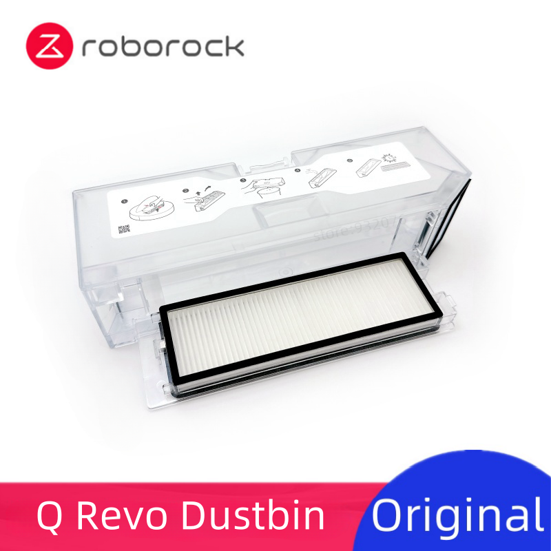 オリジナルゴミ箱 Roborock Q Revo ロボット掃除機スペアアクセサリー部品ダストボックスダートコレクション