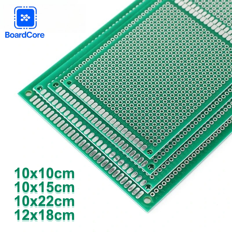 1-5 個片面 FR4 PCB プロトタイプボード 10x10/10x15/10x22/12x18mm ユニバーサル DIY 銅クラッド回路基板エレクトロニクス用