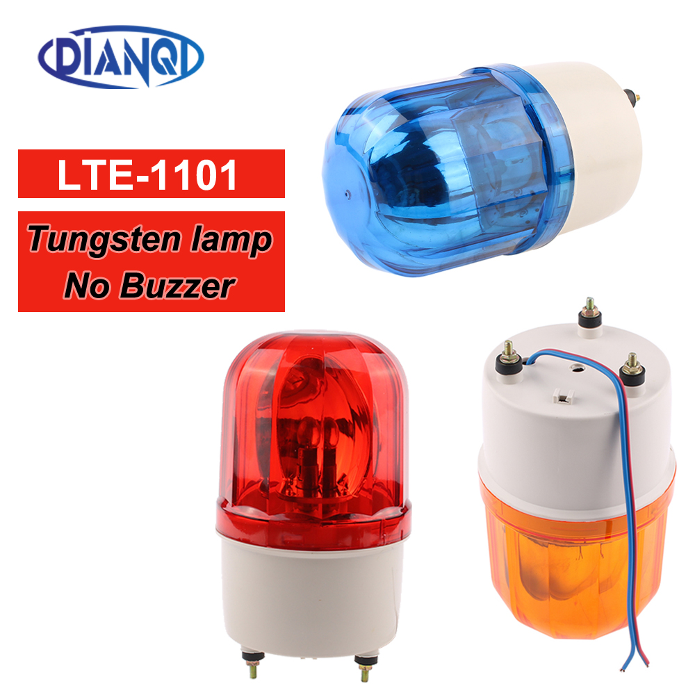LTE-1101 LTE-1101J AC110V 220V 赤黄緑青回転警告灯ランプ警告灯産業用