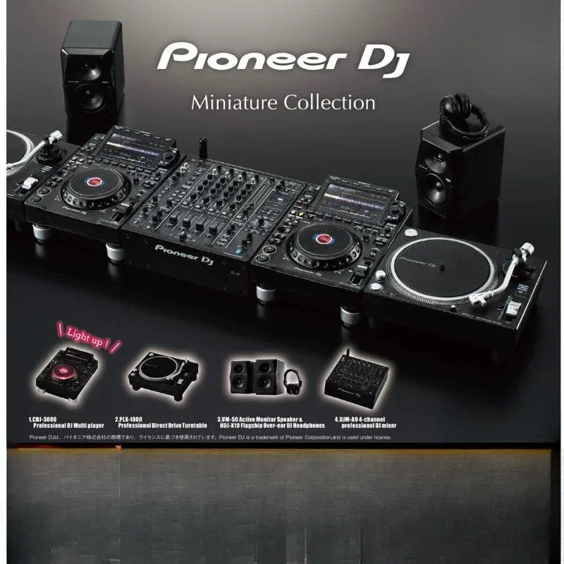 パイオニア DJ コントローラーモデル パイオニアオーディオ機器ミニチュアモデルミキサー CD プレーヤーキーホルダー