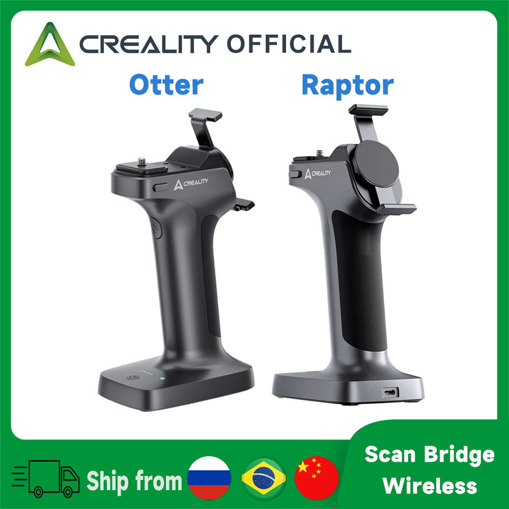 Creality Scan Bridge 3D スキャンのポータビリティ ハンドヘルド ワイヤレス WiFi6、Otter/Raptor/RaptorX/Sermoon S1 3D スキャナー用