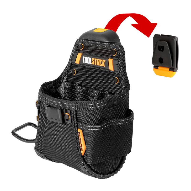 TOOLSTACK ミニユーティリティツールキット高品質ハードウェア大工作業ツールバッグクイックフックサービスキットハンマー