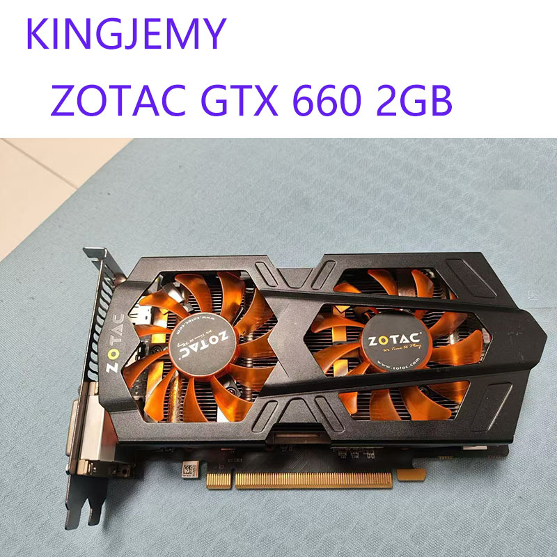 GTX660 2GD5 オリジナル ZOTAC ビデオカード GTX 660 2GB 256ビット GDDR5 グラフィックカード GPU NVIDIA GeForce PCI-E HDMI マップ 760