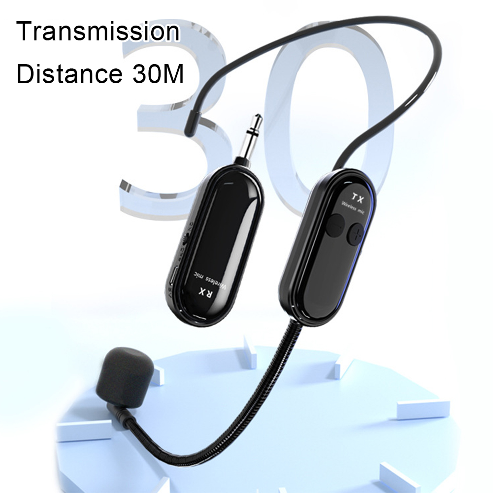 2.4Gワイヤレスマイクヘッドセット長距離マイクシステム音声アンプ用ワイヤレスマイクシステムステージスピーカーティーチ