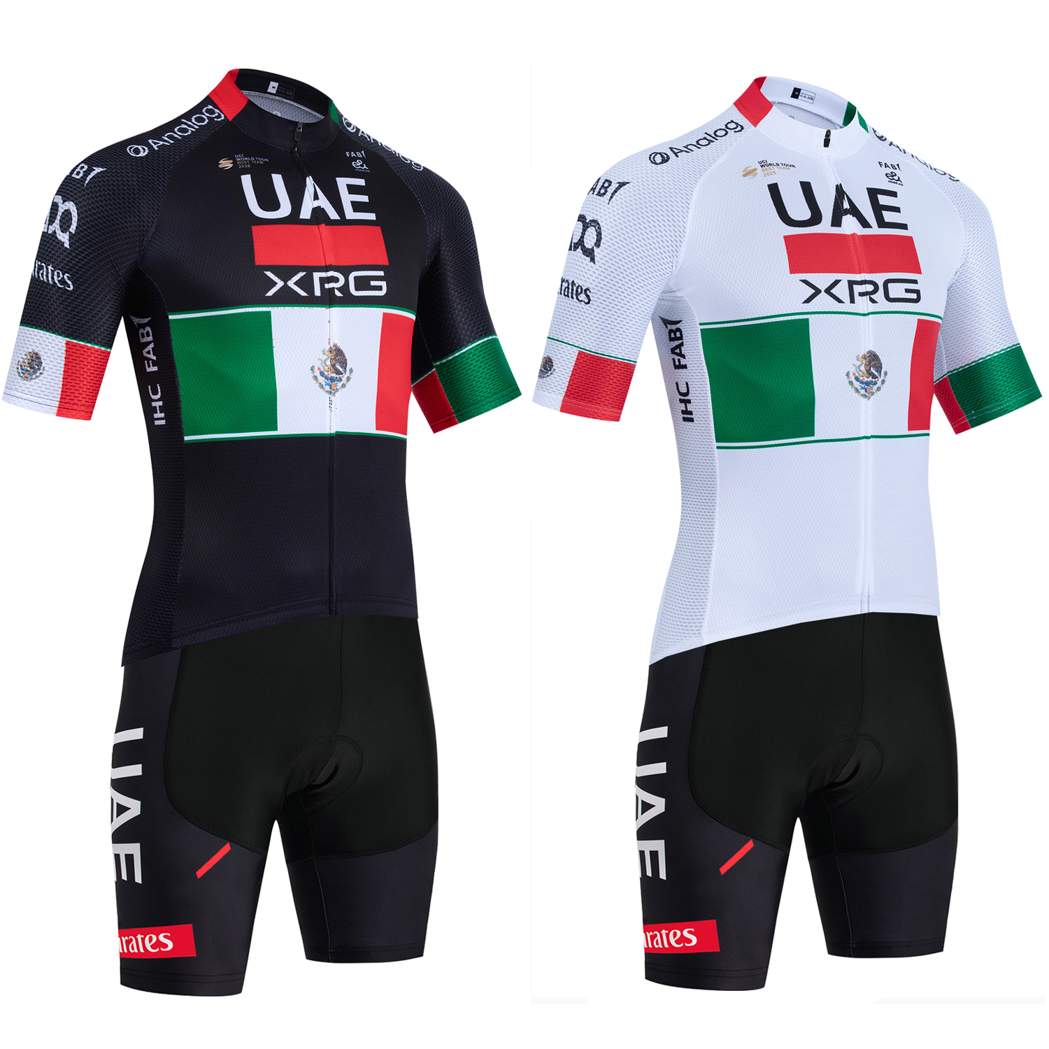 2026 ニューメキシコサイクリングジャージ UAE チームバイクジャージショーツ男性女性クイックドライ Ropa Ciclismo プロ自転車 Tシャツ服
