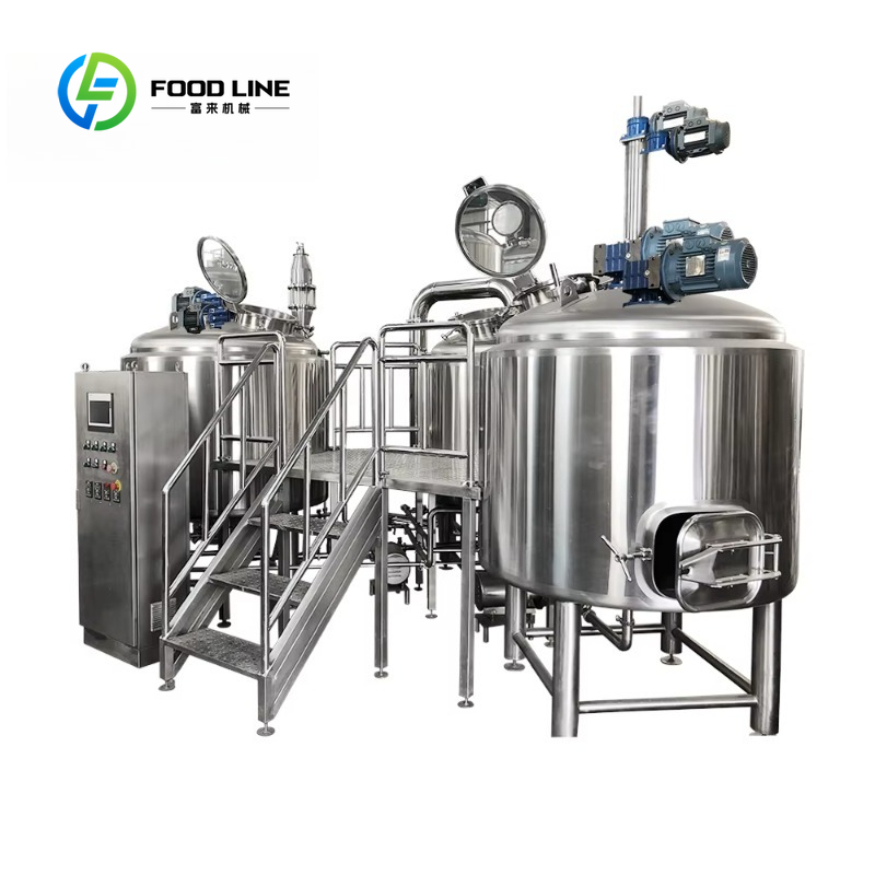 カスタマイズされた 1000L 2000L 産業用マイクロ醸造設備はプロのクラフトビールの生産および加工拠点に最適です