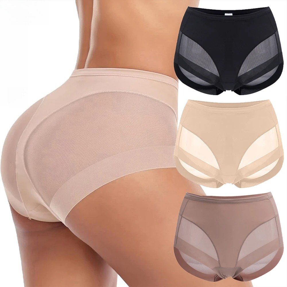 女性の痩身パンティーハイウエストおなかコントロールブリーフ女性トレーナー整形パンツバットリフターシェイプウェア下着