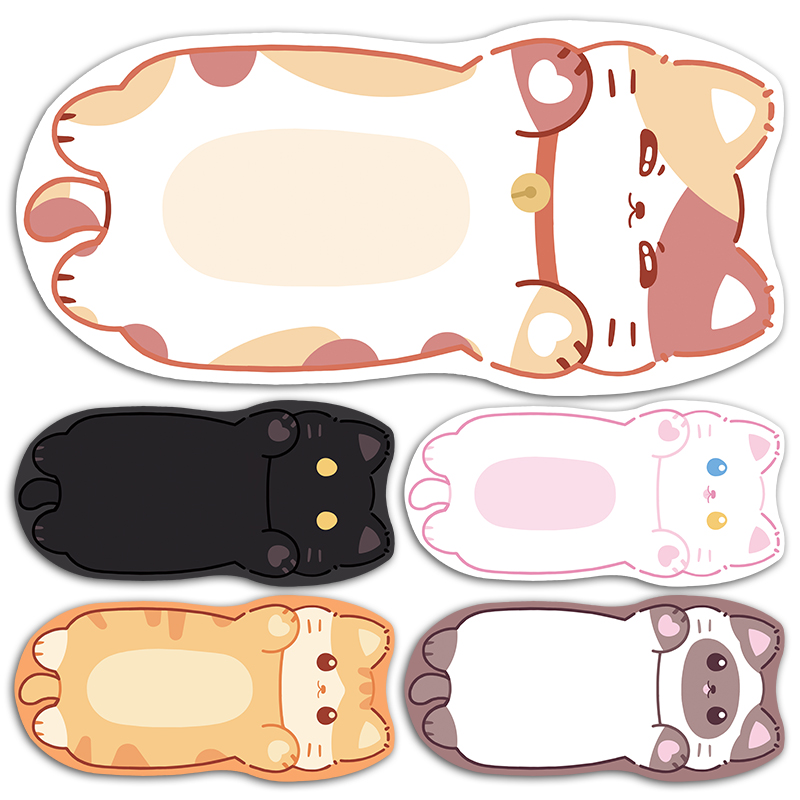 Cute Orange Lucky Cat Kawaii Black Neko Lovely Kitten XXL Large Mouse Pad Computer Laptop Office Keyboard Desk Mat Mousepad