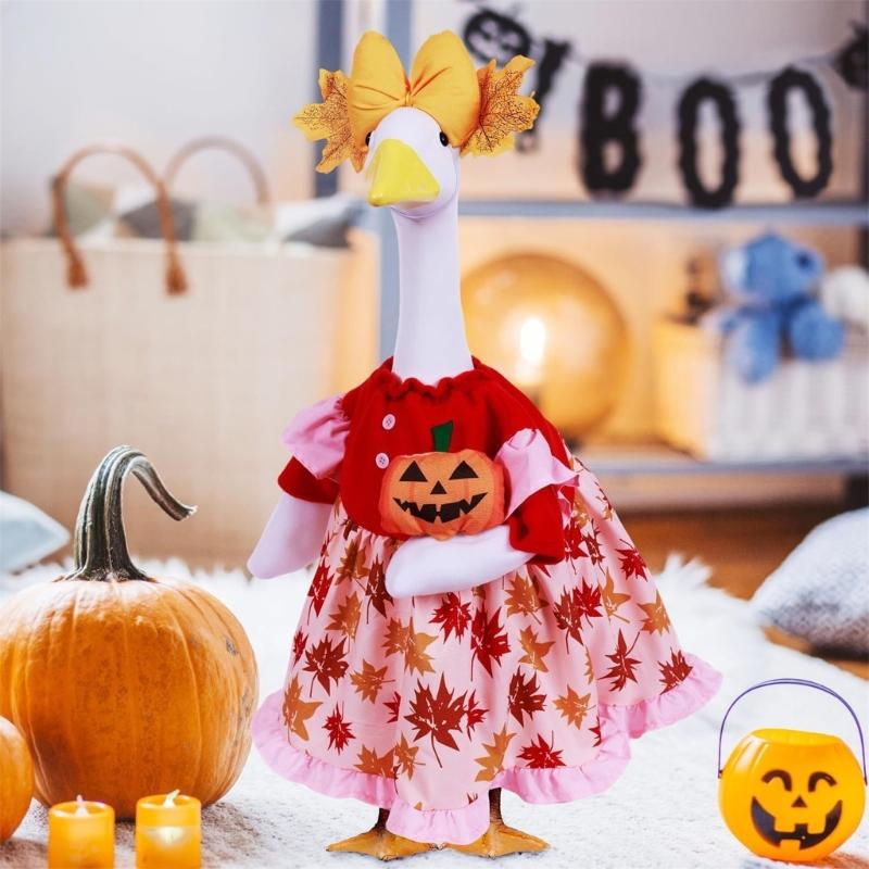 秋のポーチ装飾品 家族向け装飾 ガチョウ コスプレ ブラウス 衣装 3個