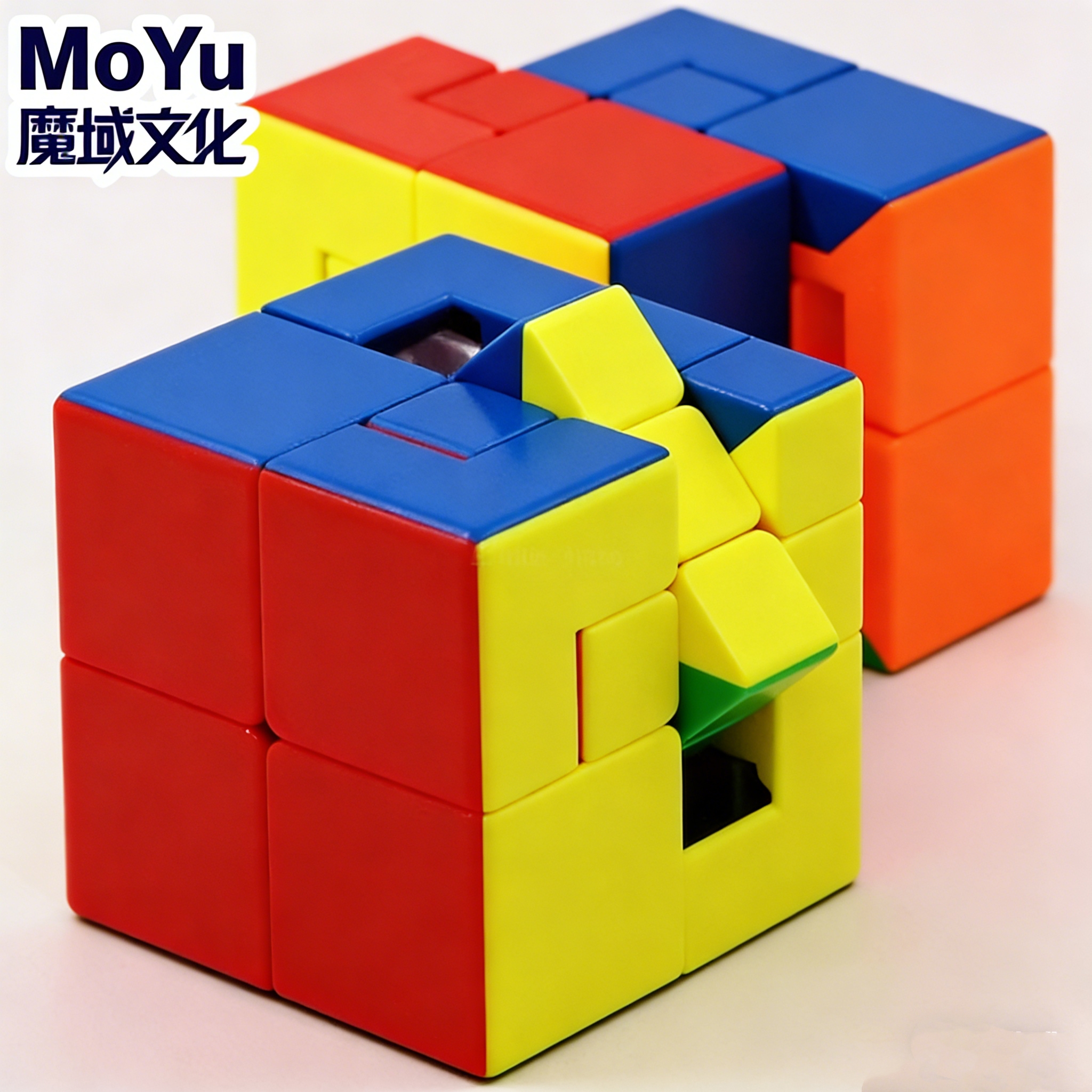 [ECube] MoYu MeiLong マジック キューブ 3x3x3 パペット ステッカーレス キューブ教室パズル 3x3 パペット 1 2 プロの教育玩具