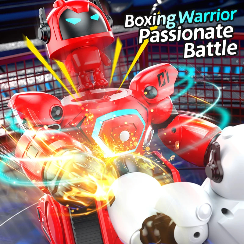 新しい RC ロボットバトルボクシングサッカーロボット親子ゲームリモコンロボット 2.4 グラム戦闘ロボットリモコン子供のおもちゃ