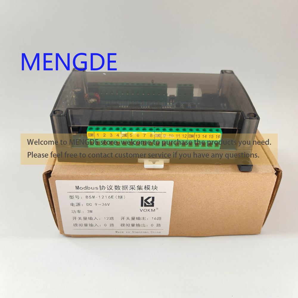 イーサネット リモート コントロール IO データ収集モジュール RS232/485 RJ45 Modbus TCP/RTU/UDP リレー トランジスタ BSM-0404E BSM-1216E