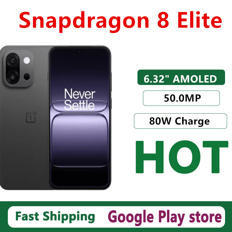 オリジナル Oneplus 13T 携帯電話 Snapdragon 8 エリート 80 ワット充電 6260mAh 50.0MP カメラ 6.32 "AMOLED 120HZ アンドロイド 15.0