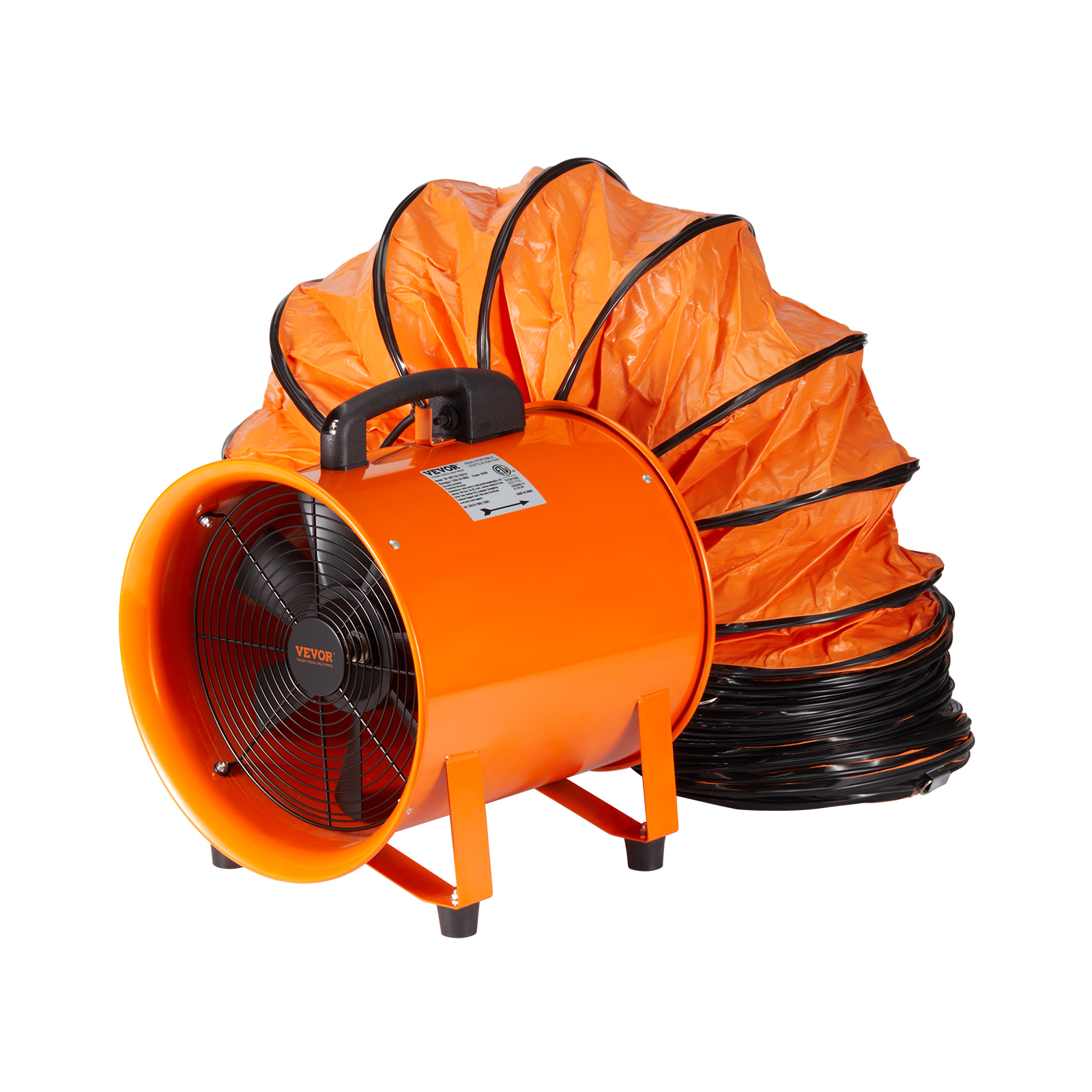 SucceBuy 8 インチ排気ファン産業用換気扇 10 メートル/5 メートル PVC ダクトホース 230 ワットポータブル抽出送風機倉庫ホーム