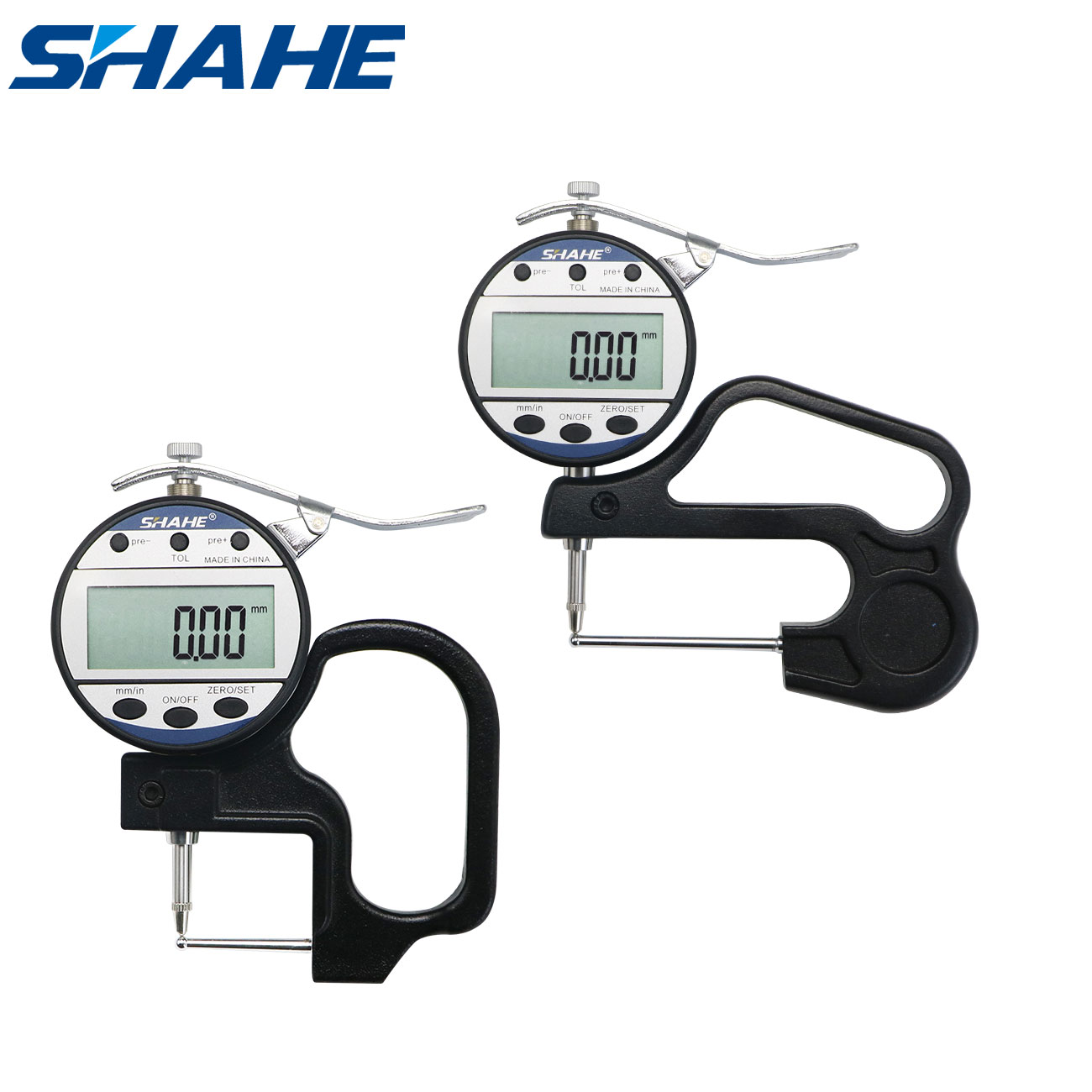 Shahe 0-10 ミリメートル 0.01 デジタル管厚さゲージメーター測定ツール