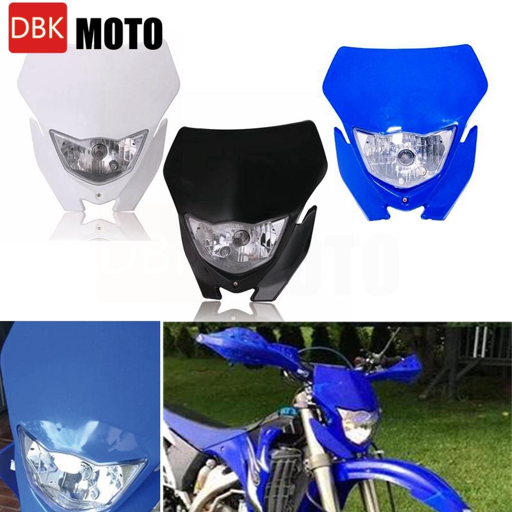 オートバイのヘッドライトアクセサリーフロントライトヘッドランプアクセサリーヤマハ WRF250 400 426 450 WR250 WR450 YZ YZF TW TTR エンデューロ
