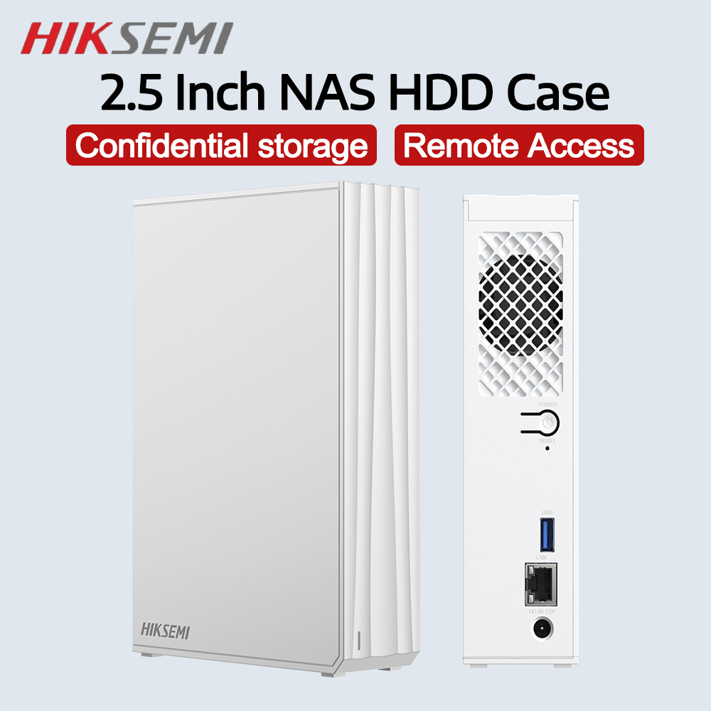HIKSEMI NAS ネットワーク接続ストレージ 2.5 インチ HDD/SSD 家庭用ストレージ ホーム (自動バックアップ リモート アクセス付き)