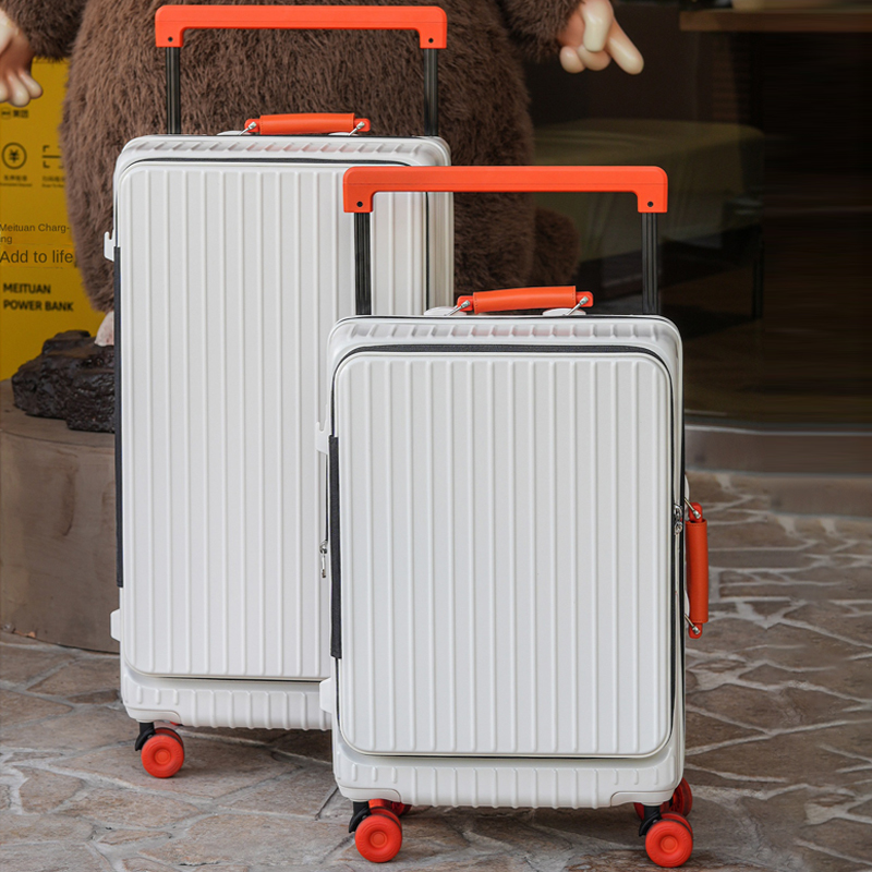 大型旅行スーツケース 32/34/36 インチワイドハンドルスケーラブルローリング 24 インチ荷物キャリアサイドオープンジッパートロリーケース