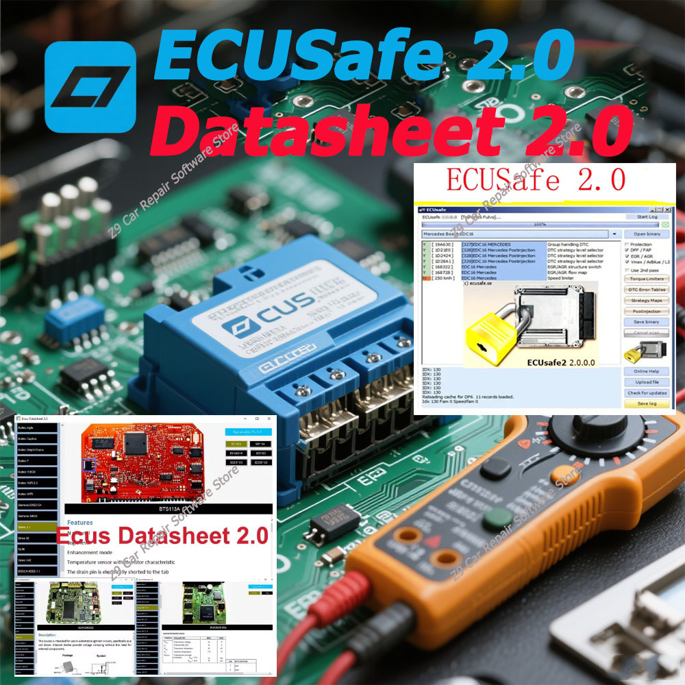 2025 ECU 修理ソフトウェア ECU モジュールの修理 Ecus データシートのピン配列 マルチメーターを含む IMO 位置 トランジスタ EEprom の欠陥