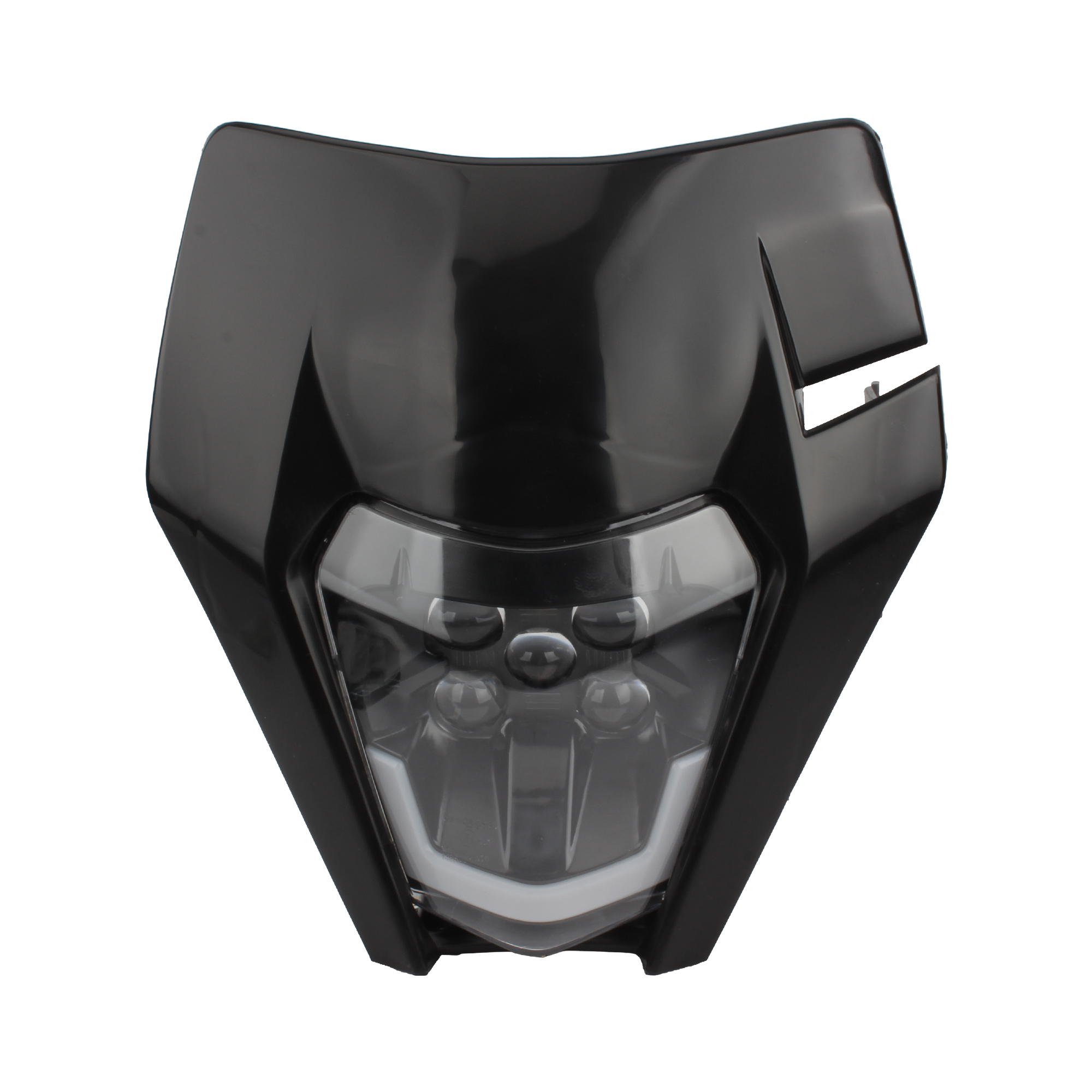 オートバイ KTM ヘッドライト LED ヘッドランププレート EXC XC SX SXF MX 125-500 2018-2023 スーパーモトダートバイクエンデューロモトクロスフェアリング