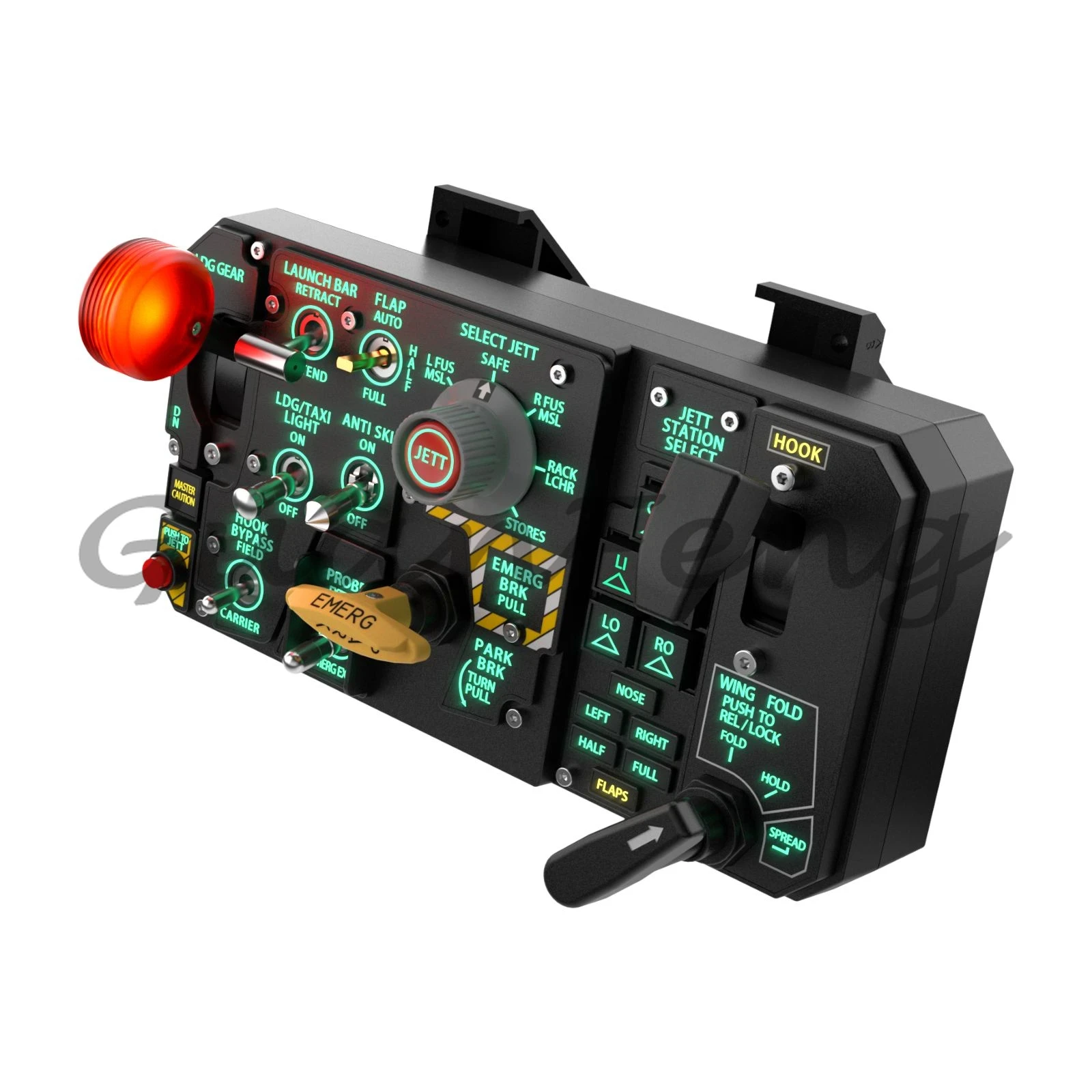 DCS MIP フロントパネル、フライト シミュレーション周辺機器 16 15 18
