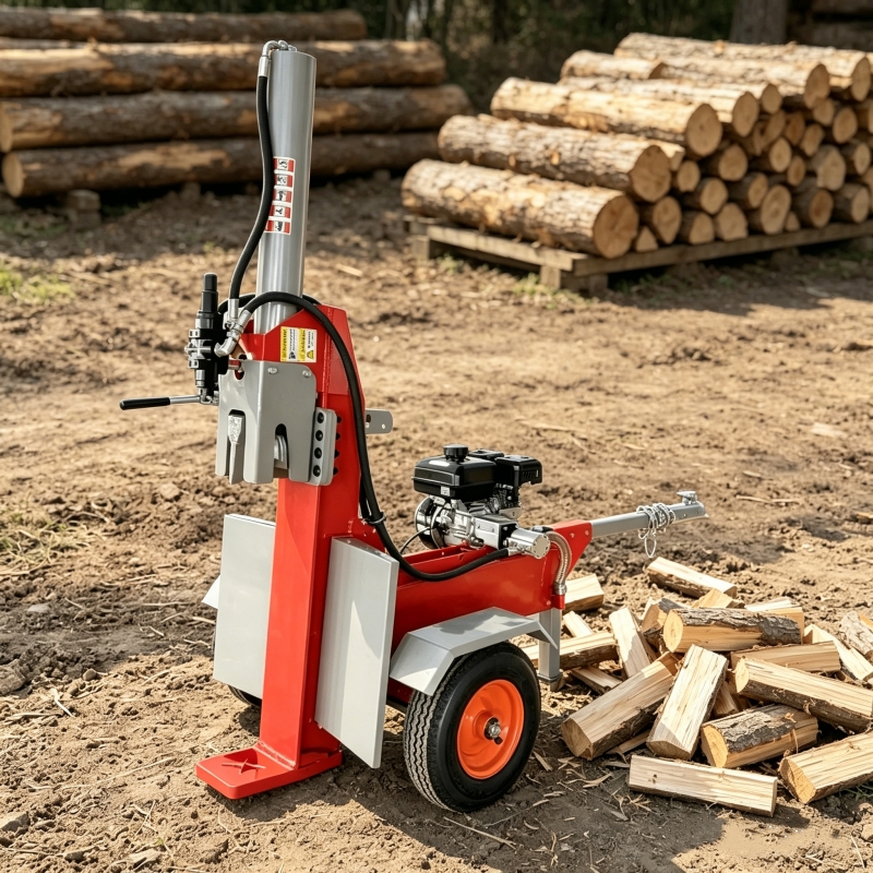 カスタマイズされた薪スプリッター 30 トン垂直および水平 7HP エンジン薪分割林業収穫ログスプリッター
