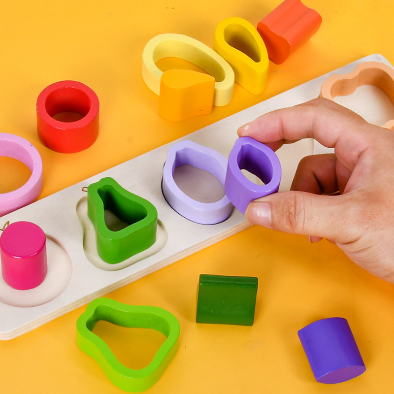 木製並べ替えスタッキングおもちゃパズル幼児と子供のための就学前細かい運動能力のおもちゃ 1 年間子供のための最高の贈り物