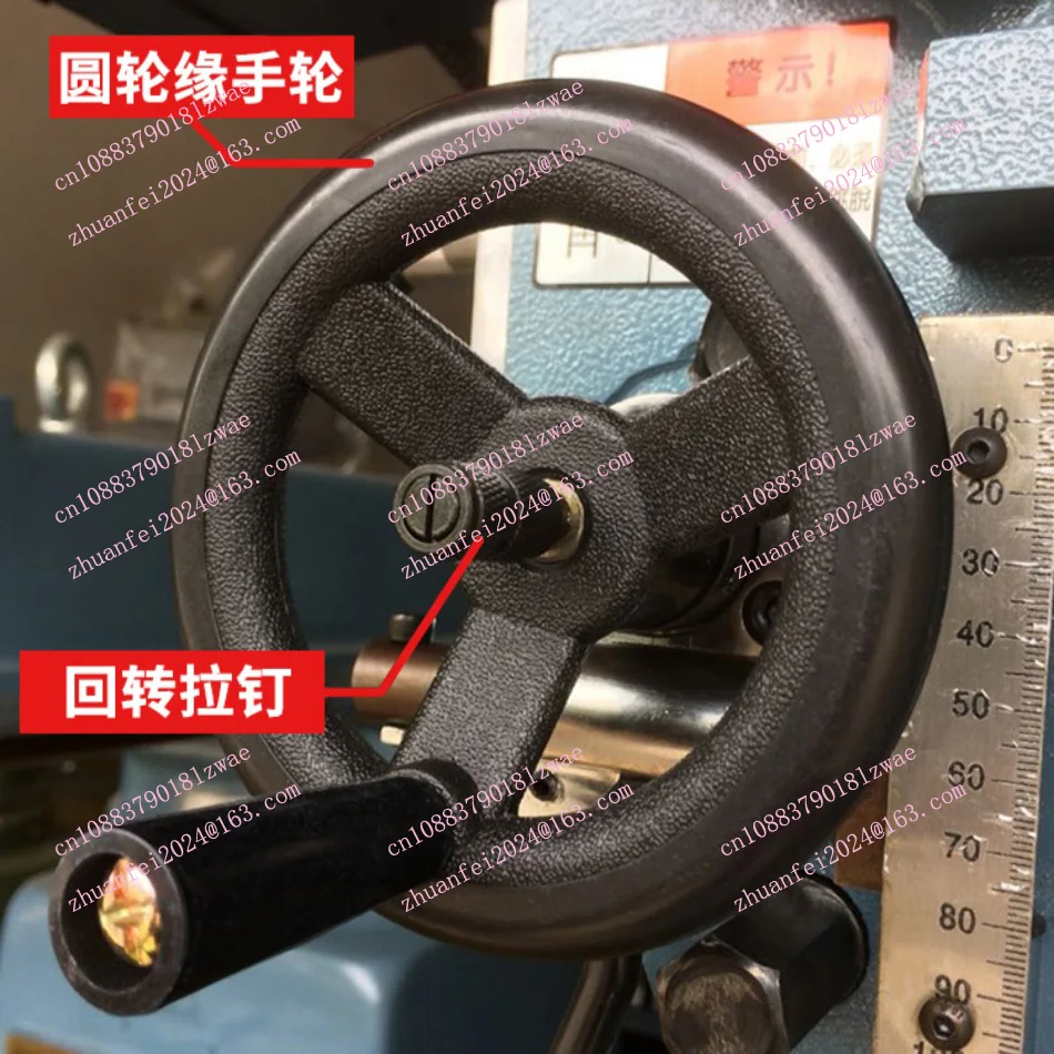 1 セット高品質フライス盤 B125 126 フィード黒色プラスチックハンドホイール