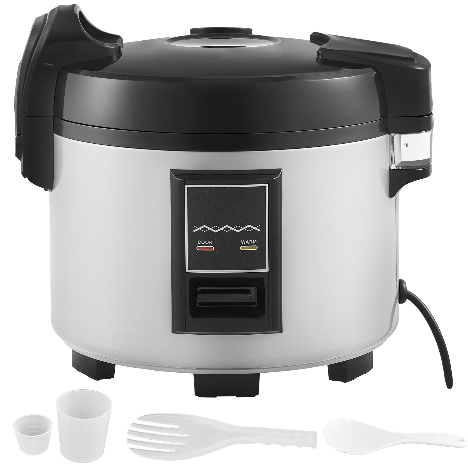 SucceBuy 業務用炊飯器 炊飯器 9.51 クォート / 9 リットル 大型炊飯器とウォーマー テフロン加工の内釜付き 高速調理
