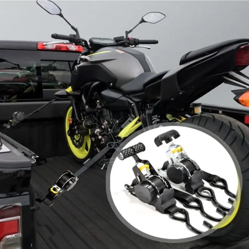 ラチェットテンショナーベルト車の自動車ストラップ貨物テープラチェットストラップ荷物荷物ストラップ格納式ベルトオートバイ