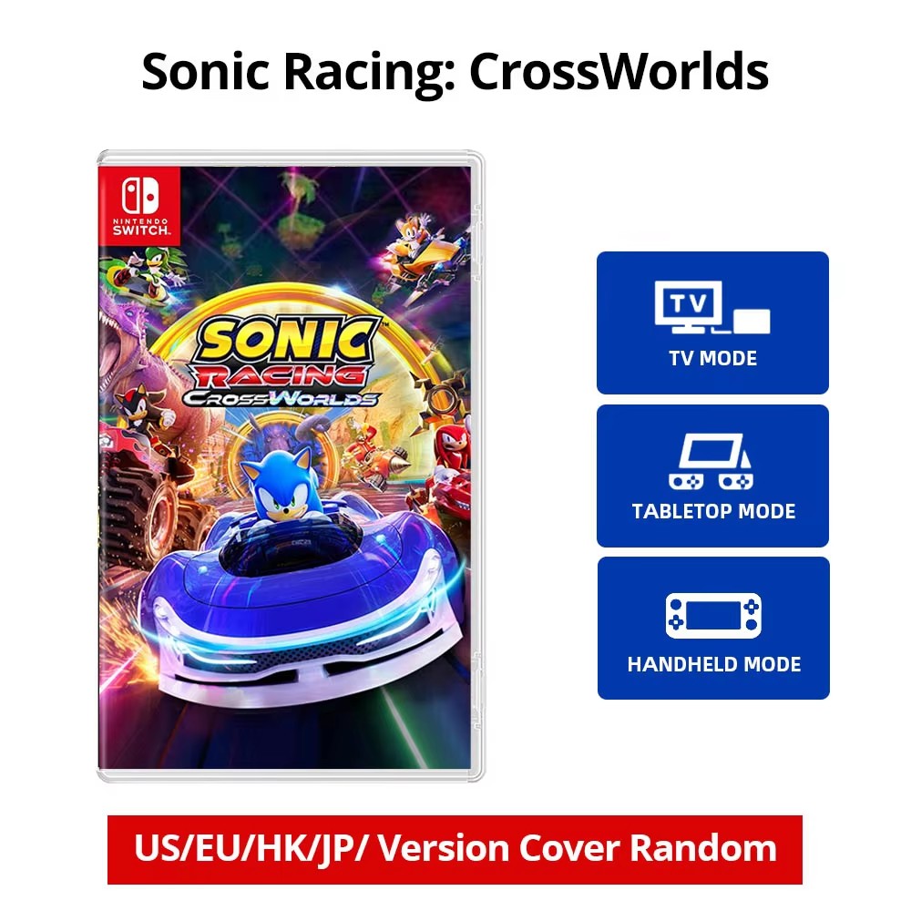 Sonic Racing CrossWorlds - Nintendo Switch NS1/NS2 ゲームディール 100% 公式物理ゲームカードサポート TV 卓上ハンドヘルド