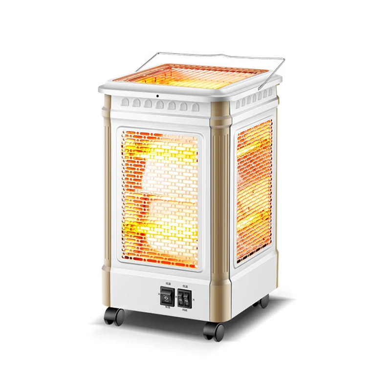 新しい 5 面ヒーターバーベキュータイプファイアグリル小型太陽電気オーブン家庭用 4 面電気加熱ストーブ