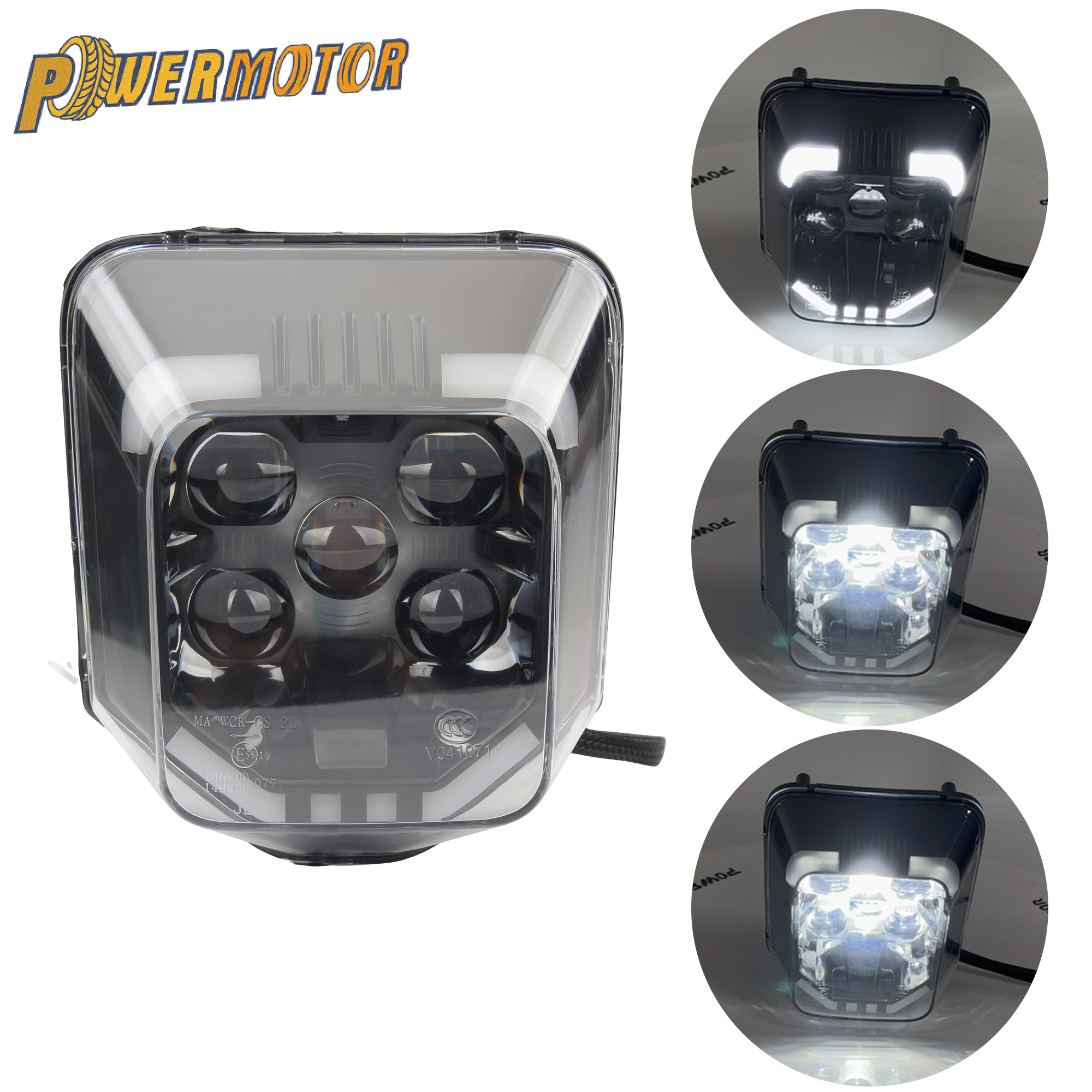 新しいオートバイのヘッドライトヘッドランプ LED 芯ハスクバーナ 701 TE 250 300 450 FC FE TC 125 300i モトクロスアクセサリーエンデューロ