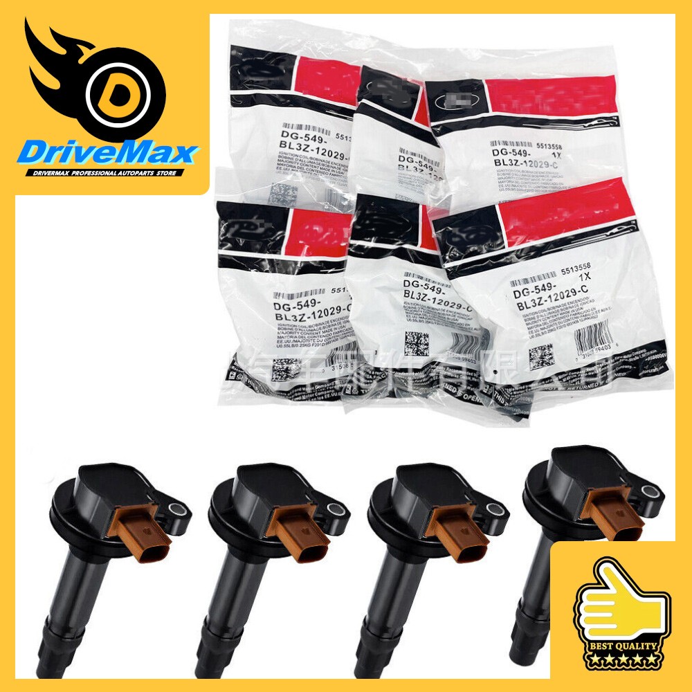 6 個の点火コイル UF646 5C1871 2505484814 DG549 IC749 Fフォード F-150 エクスプローラーフレックスリンカーン MKS/MKT 2011-20