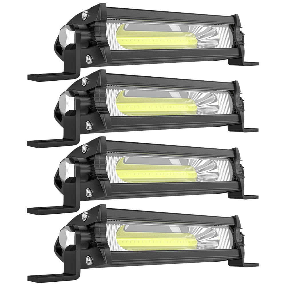 1/2/4 個ミニ Wrok ライトフラッド COB LED 高輝度オフロード自動車トラック運転フォグヘッドライト DRL 駆動アルミランプ 12V