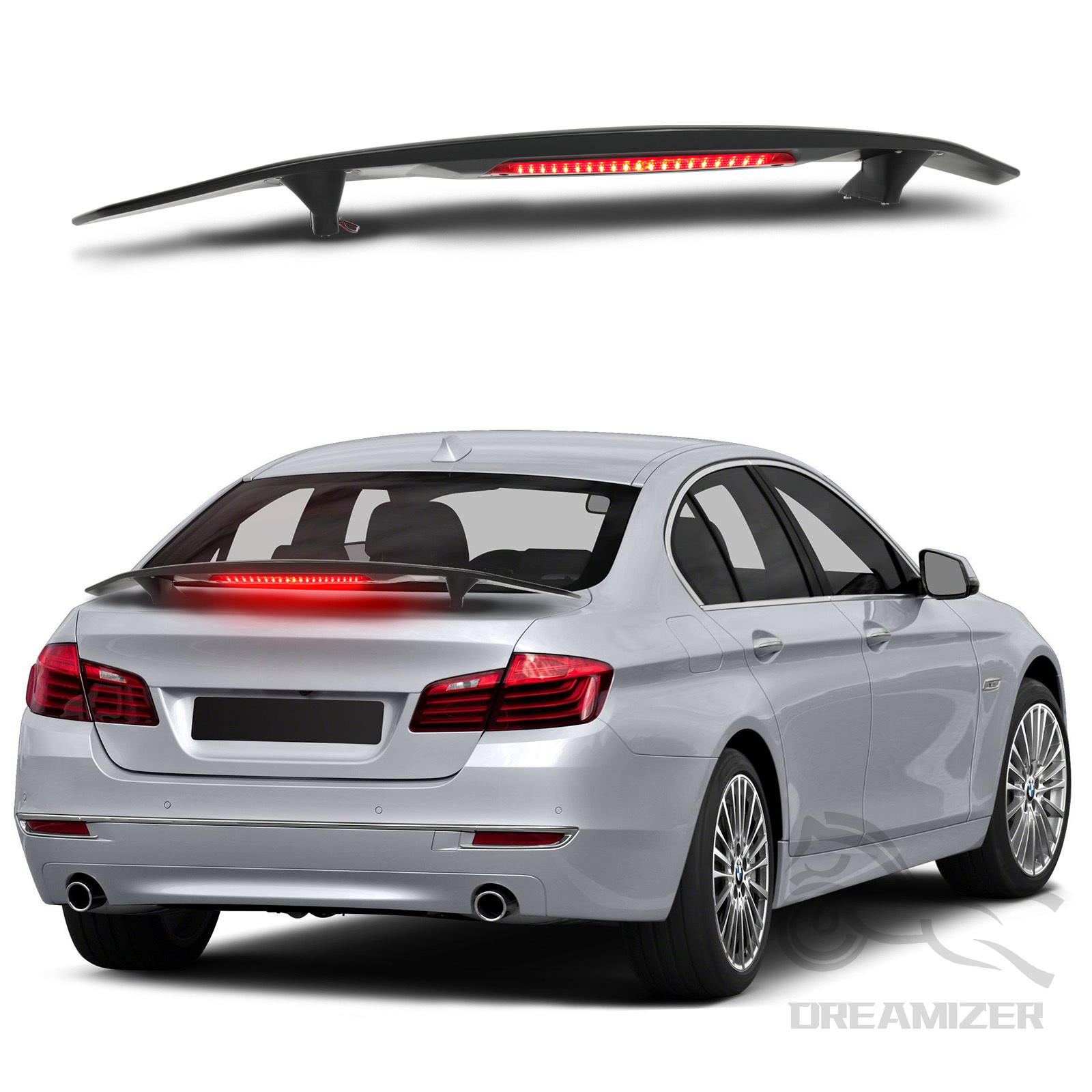 ユニバーサル ABS インテリジェント電動リフトスポイラー Led ライトトランクウイングリップ車の修正トランク車のウイングハッチバックセダン
