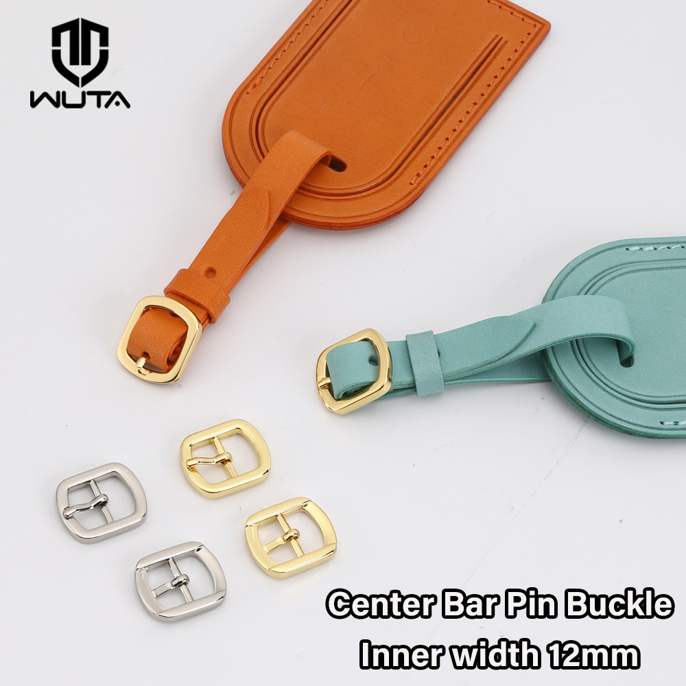 WUTA 20 個シニアミニベルトストラップバックル金属人形バックルピンバックル DIY レザークラフトベルトアジャスターアクセサリーインナー 12 ミリメートル
