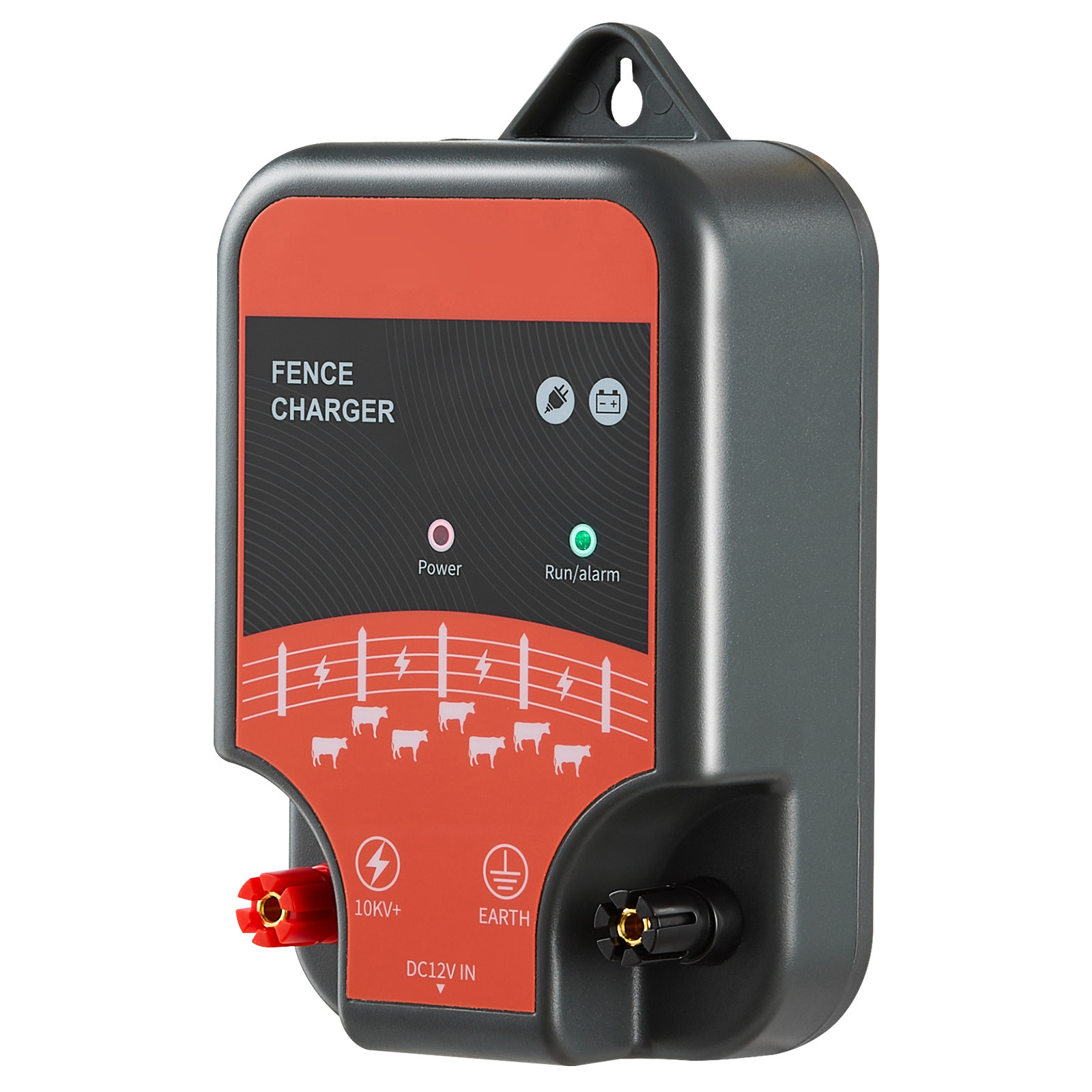 SucceBuy 電気柵充電器 AC DC 電気柵エナジャイザー強力なプラグインフェンス充電器は野生動物の侵入を防ぎます