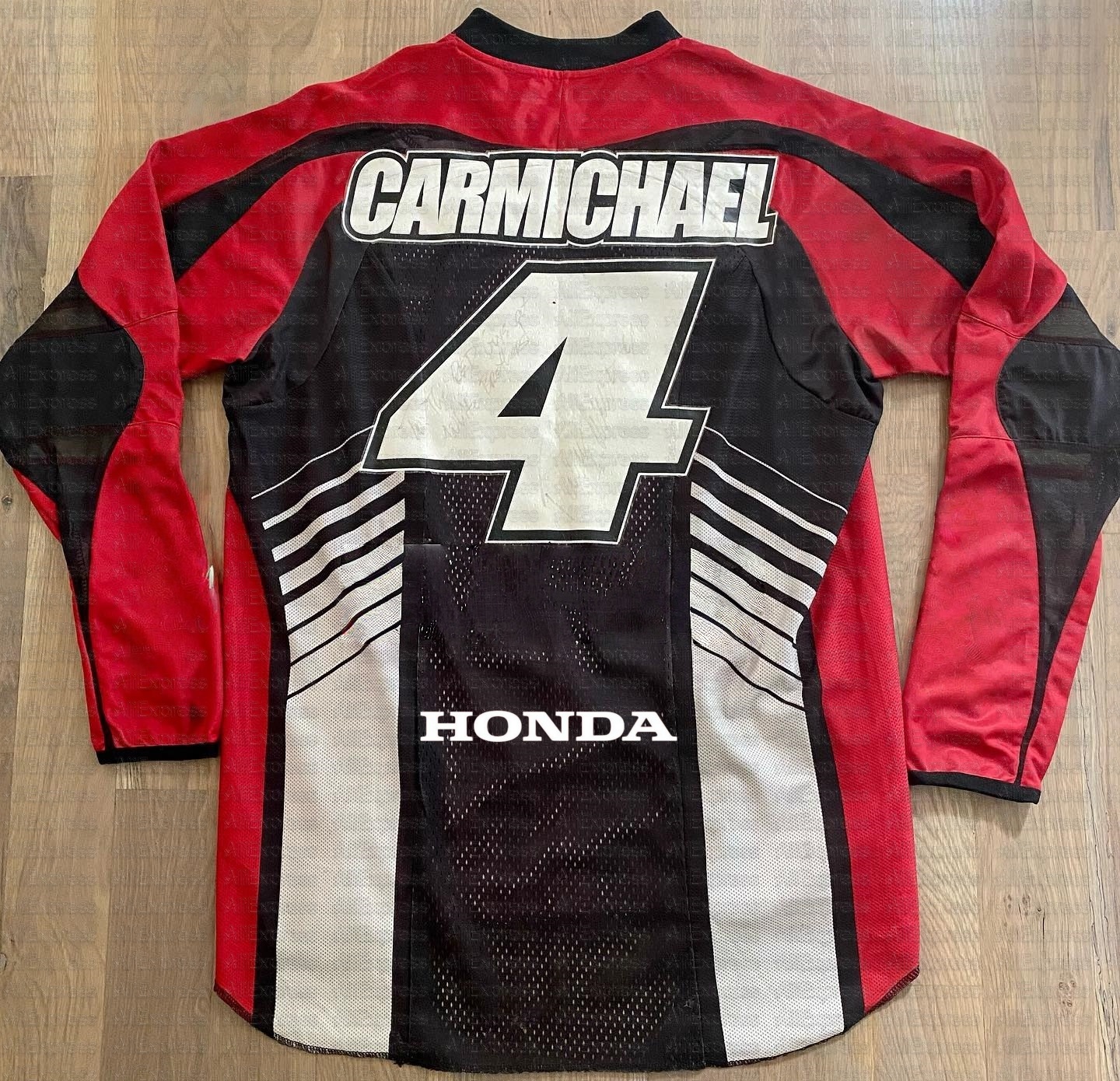 ホンダオートバイ夏 Tシャツレーシングメンズ通気性長袖マウンテンダウンヒルバイク服 DH MTB オフロードモトクロスジャージ