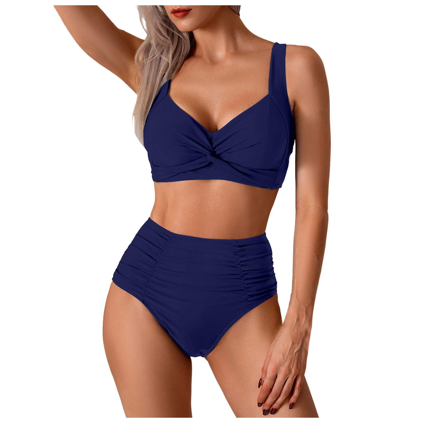 Tropical Beach Bikini Set Boho Style Two Piece Women Two Piece Swimsuit Sexy Two Piece High Triangles Bandage Female Beachwear