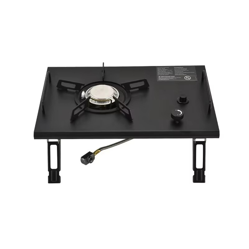 【人気】Lyroe Outdoor Products カセットストーブ 卓上 シングルストーブ 埋め込み 両用 キャンプ 折りたたみ 超軽量 ポータブル S