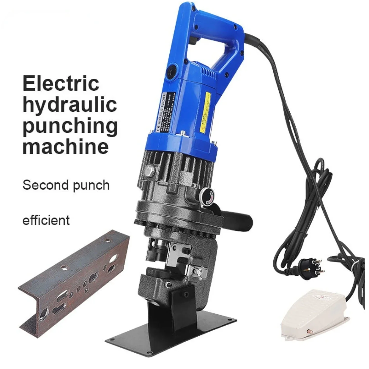 220 V/110 V 電動ハンディ油圧ホールパンチャー 900/1200 ワット 6 ミリメートルノックアウトパンチツールアングル鉄チャンネルパンチャーアルミ鉄板
