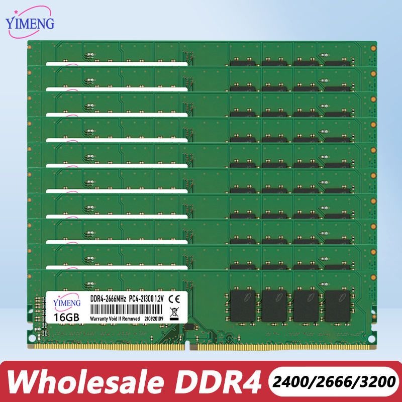 10個入り DDR4 16GB 8GB 4GB デスクトップメモリ RAM PC4 2133 2400 2666 3200MHz 1.2V 288ピン 17000 19200 21300 25600 DIMM メモリ RAM